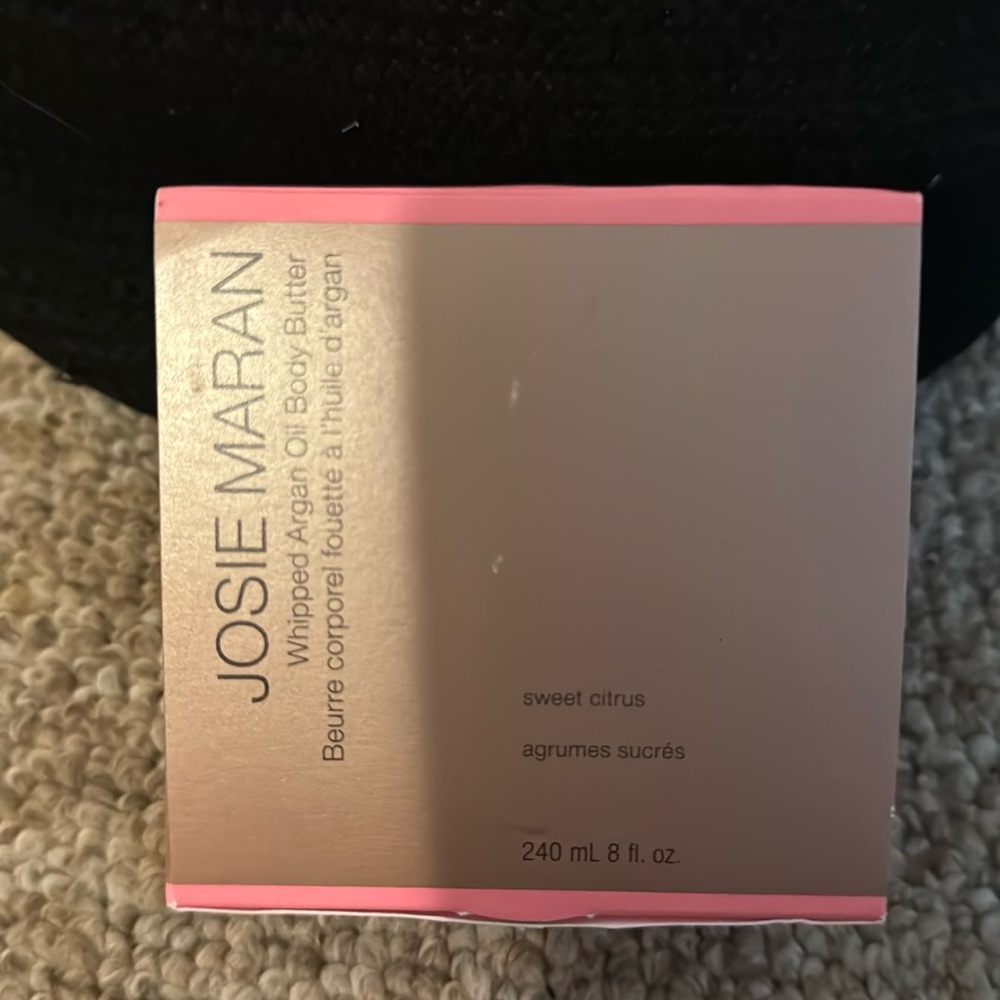 Josie Maran Whipped Argan Oil Ultra-Hydrating Body Butter Fresh Watermelon 8 oz